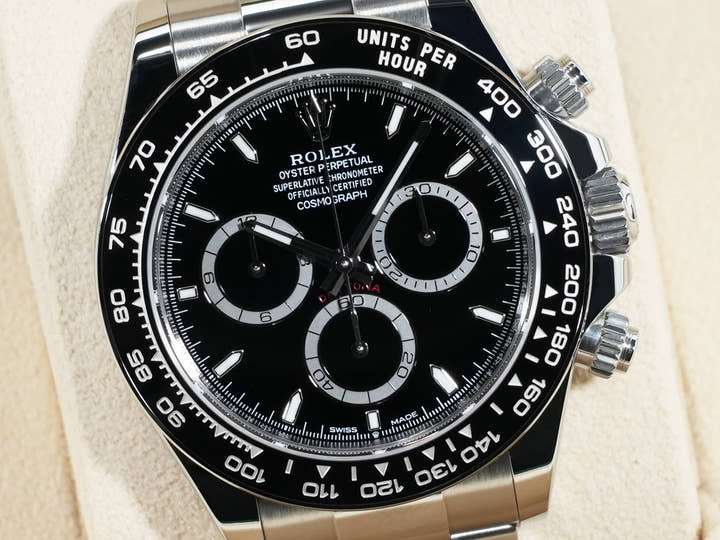 ロレックス デイトナ Ref.126500LN ステンレススチール ブラック文字盤