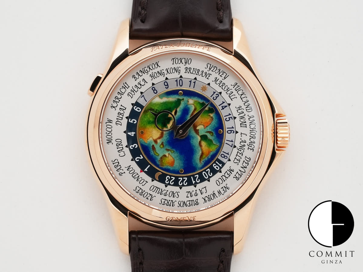 パテックフィリップ ワールドタイム クロワゾネ Ref.5131R-010 ローズゴールド クロワゾネ文字盤