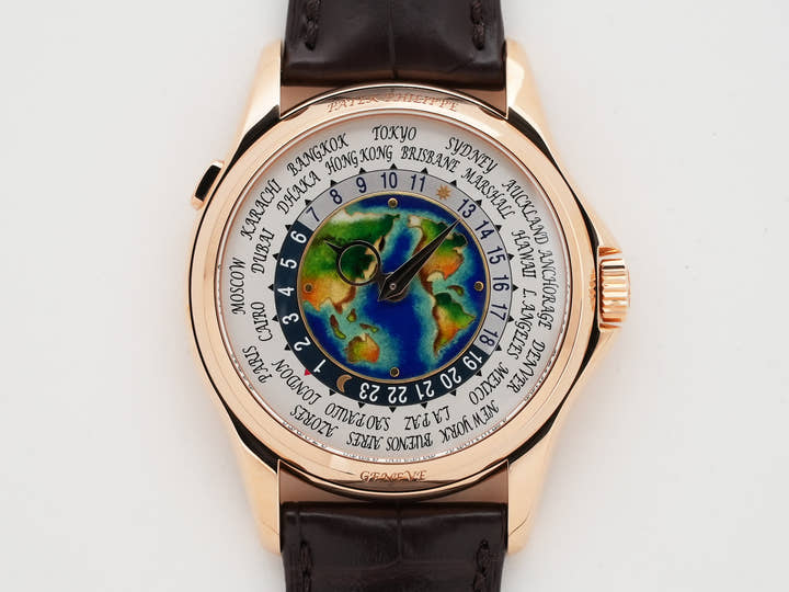 パテックフィリップ ワールドタイム クロワゾネ Ref.5131R-010 ローズゴールド クロワゾネ文字盤