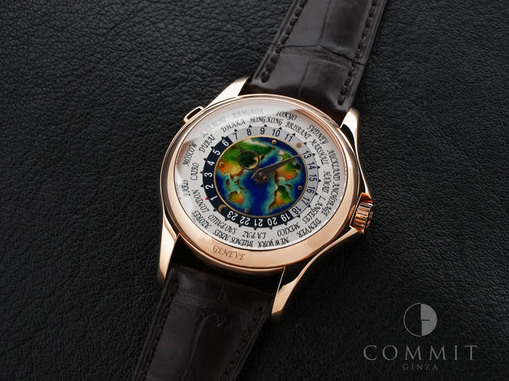 パテックフィリップ ワールドタイム クロワゾネ Ref.5131R-010 ローズゴールド クロワゾネ文字盤