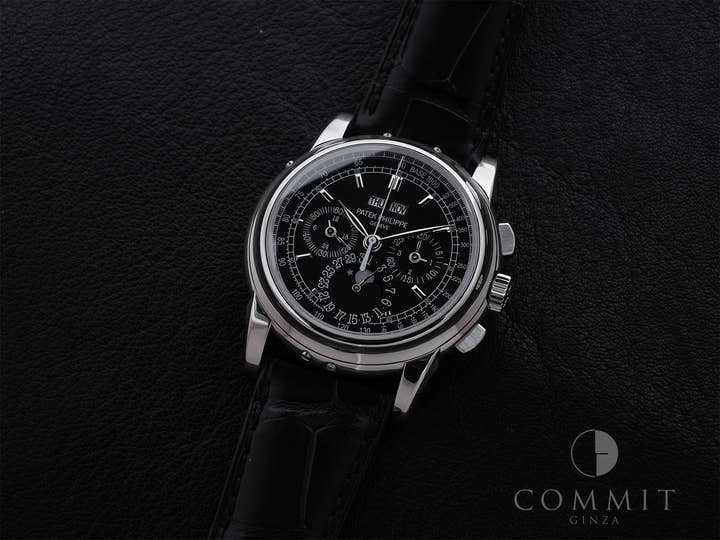 パテックフィリップ パーペチュアルカレンダー クロノグラフ Ref.5970P-001 プラチナ ブラック文字盤