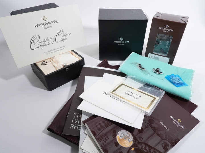 パテックフィリップ アクアノート TIFFANY&CO. Ref.5065/1A-001 ステンレススチール ブラック文字盤