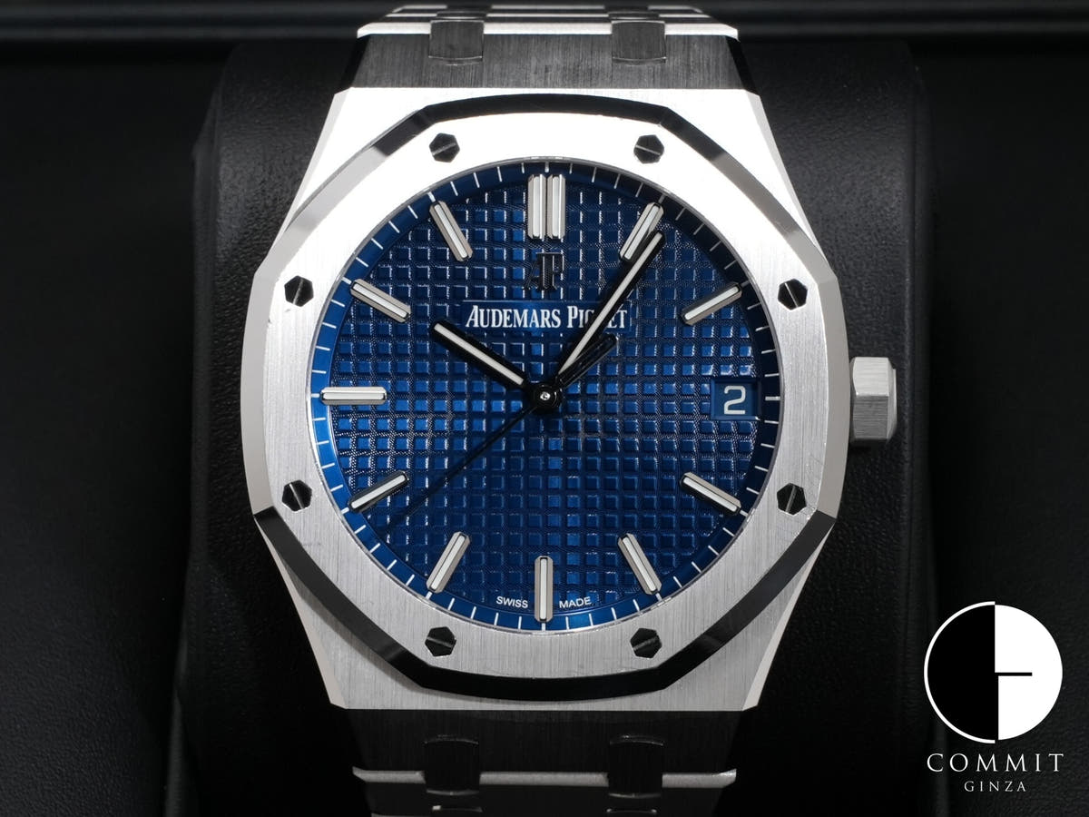 オーデマピゲ ロイヤルオーク Ref.15503BC.OO.1220BC.01 ホワイトゴールド ブルー文字盤
