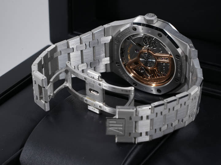 オーデマピゲ ロイヤルオーク Ref.15503BC.OO.1220BC.01 ホワイトゴールド ブルー文字盤