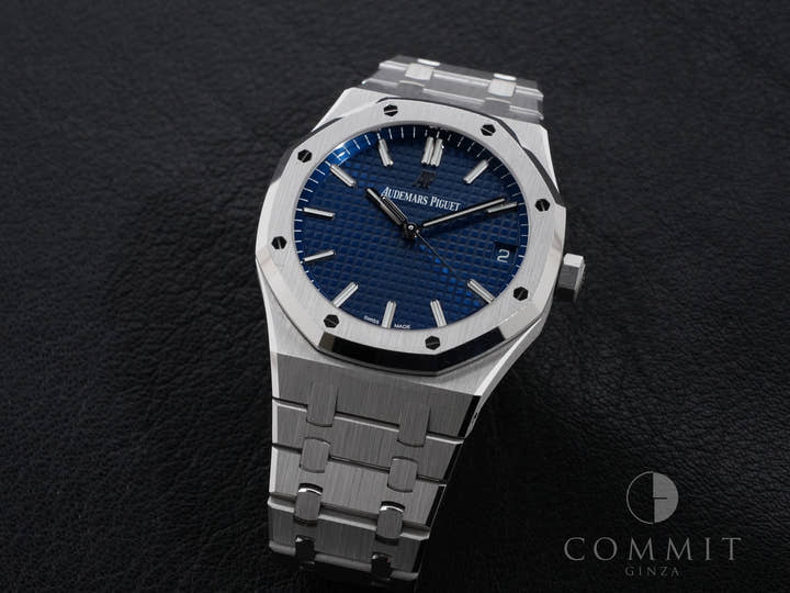 オーデマピゲ ロイヤルオーク Ref.15503BC.OO.1220BC.01 ホワイトゴールド ブルー文字盤