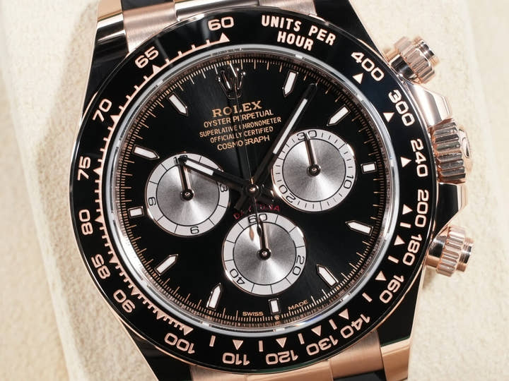 ロレックス デイトナ Ref.126515LN エバーローズゴールド ブライトブラックxサンダスト文字盤