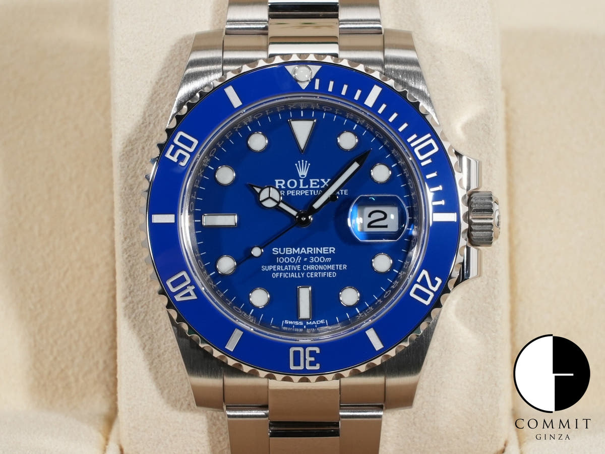 ロレックス サブマリーナー デイト Ref.116619LB ホワイトゴールド ブルー文字盤