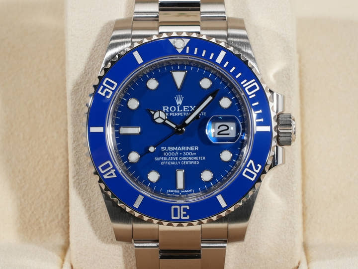 ロレックス サブマリーナー デイト Ref.116619LB ホワイトゴールド ブルー文字盤