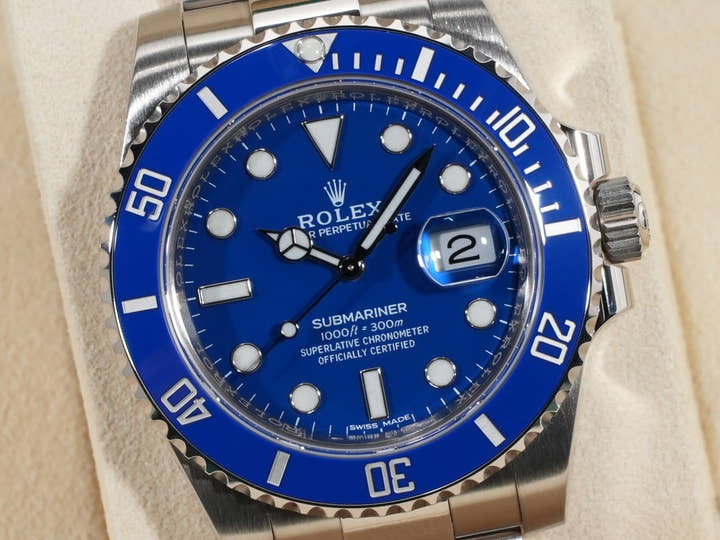 ロレックス サブマリーナー デイト Ref.116619LB ホワイトゴールド ブルー文字盤