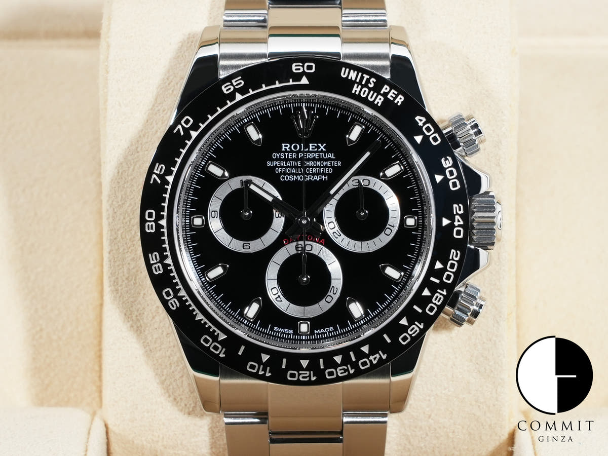 ロレックス デイトナ Ref.116500LN ステンレススチール ブラック文字盤