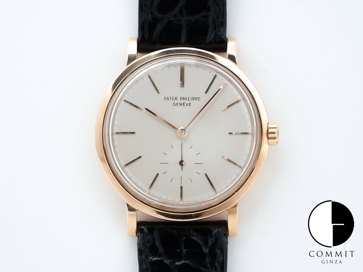 パテックフィリップ カラトラバ Ref.3429 ローズゴールド シルバー文字盤