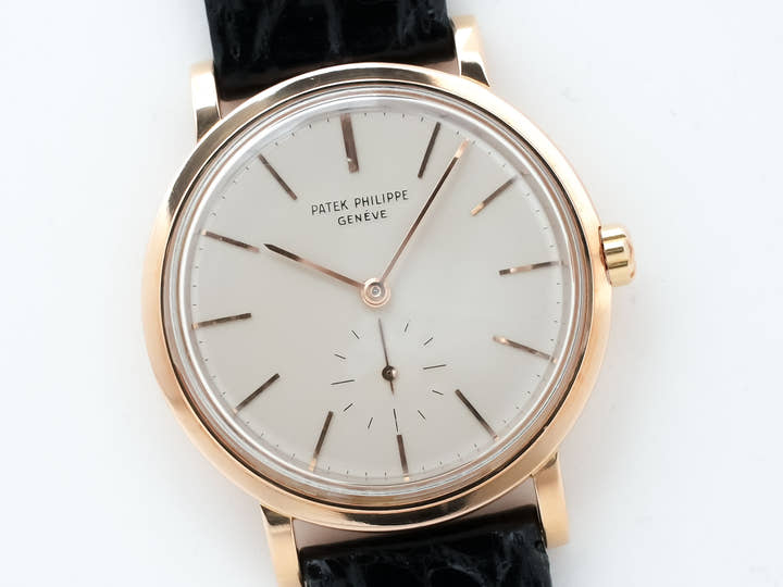 パテックフィリップ カラトラバ Ref.3429 ローズゴールド シルバー文字盤
