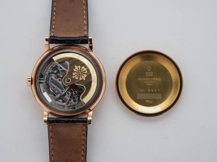 パテックフィリップ カラトラバ Ref.3429 ローズゴールド シルバー文字盤