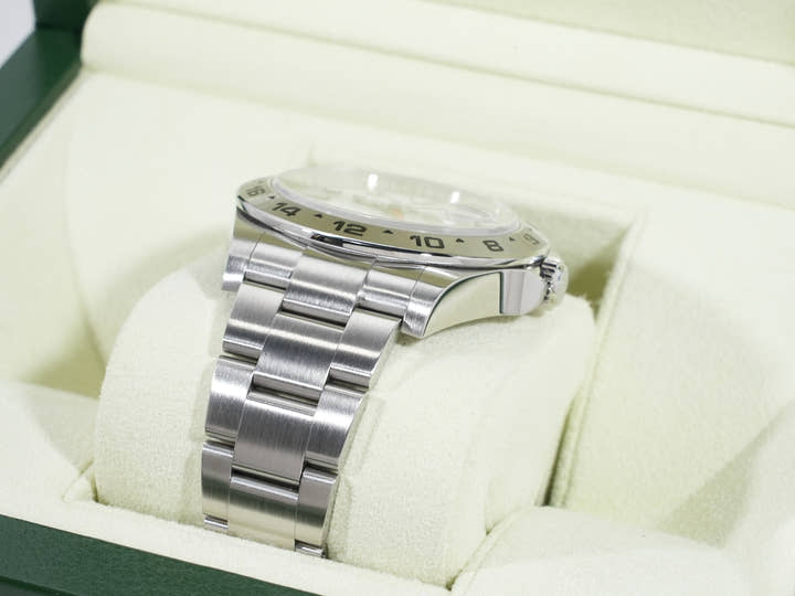 ロレックス エクスプローラーII Ref.216570 ステンレススチール ホワイト文字盤