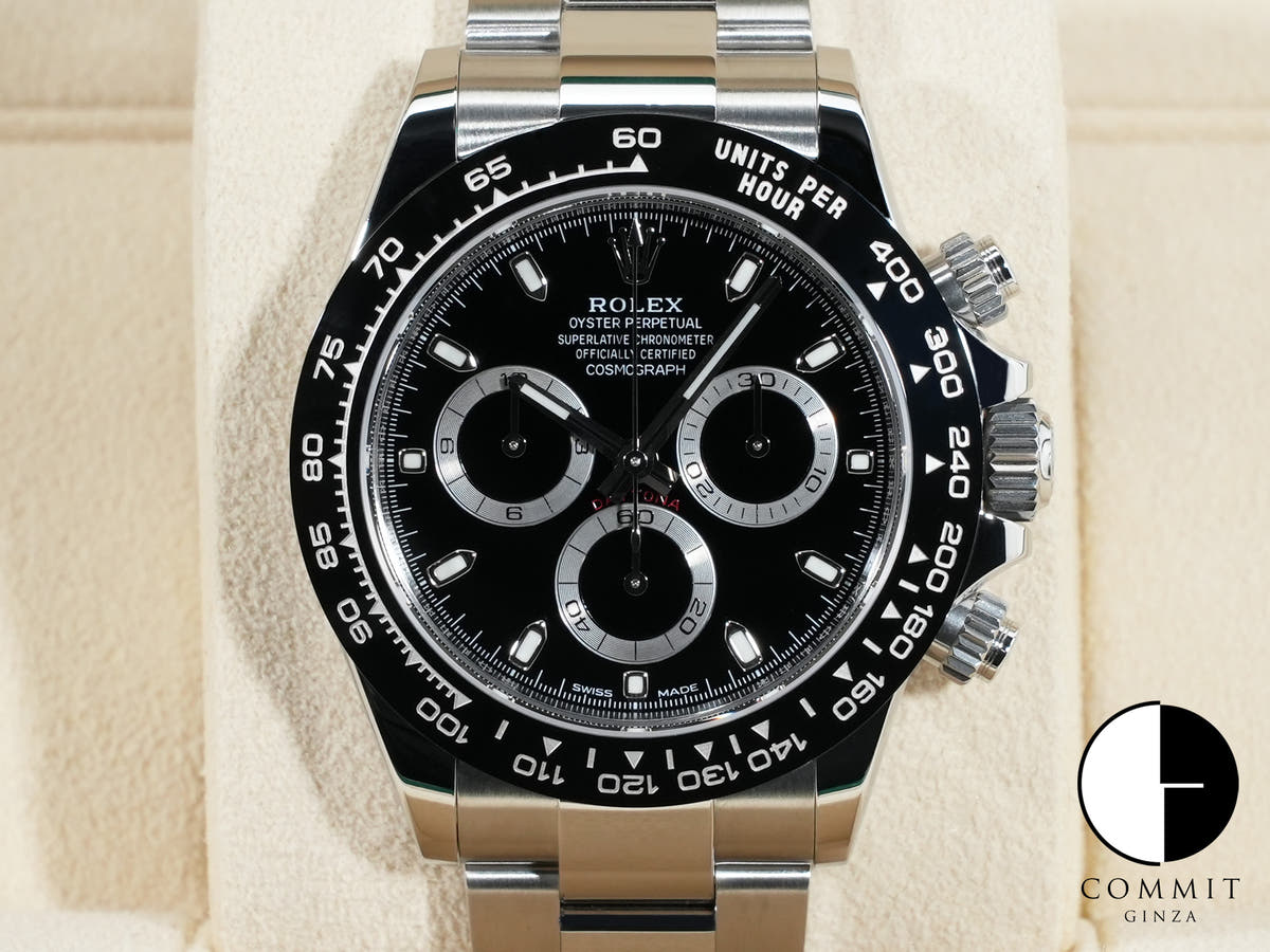 ロレックス デイトナ Ref.116500LN ステンレススチール ブラック文字盤