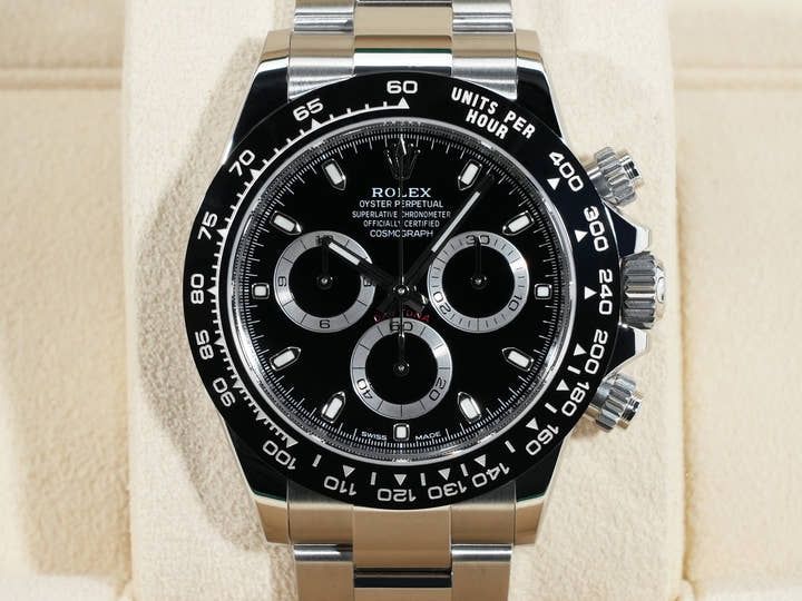 ロレックス デイトナ Ref.116500LN ステンレススチール ブラック文字盤