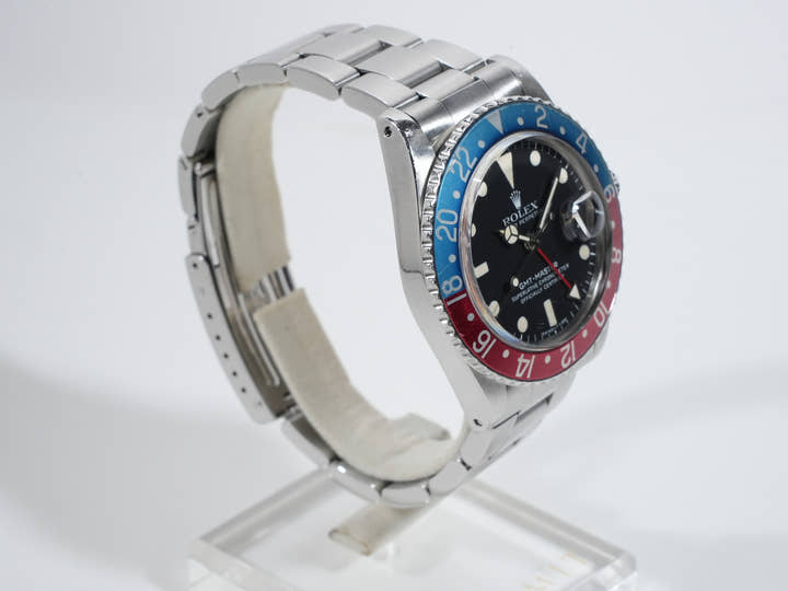 ロレックス GMTマスター Ref.1675 ステンレススチール ブラック文字盤 オイスターブレスレット