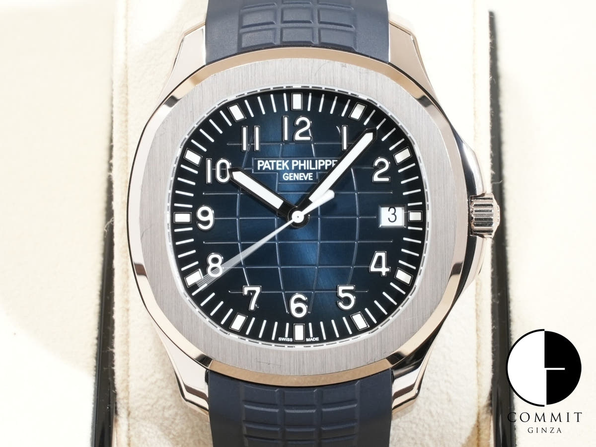 パテックフィリップ アクアノート Ref.5168G-001 ホワイトゴールド ミッドナイトブルー文字盤