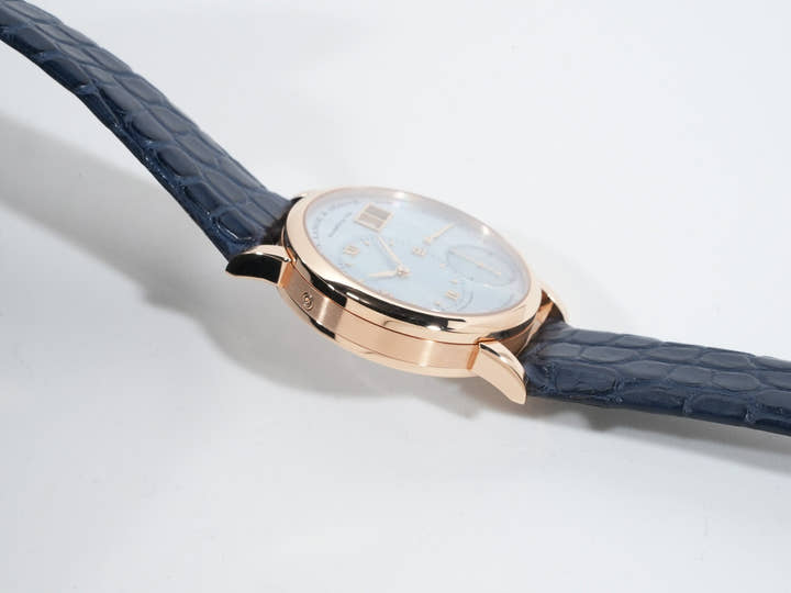 A. Lange & Söhne Little Lange 1 Soiree Ref.113.041 18KPG Shell Dial Used aiu8k8en