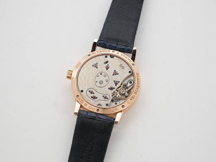 A. Lange & Söhne Little Lange 1 Soiree Ref.113.041 18KPG Shell Dial Used aiu8k8en