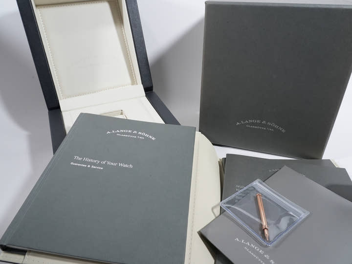 A. Lange & Söhne Little Lange 1 Soiree Ref.113.041 18KPG Shell Dial Used aiu8k8en