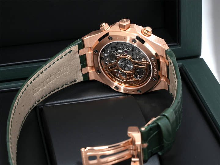 オーデマピゲ ロイヤルオーク クロノグラフ Ref.26240OR.OO.D404CR.02 ピンクゴールド カーキグリーン文字盤