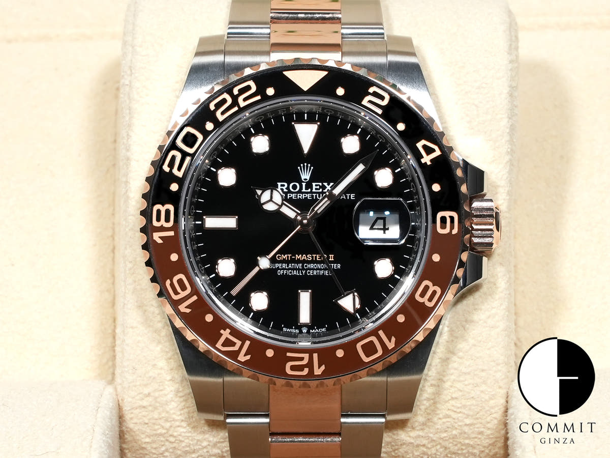 Rolex GMT-Master II Ref. 126711CHNR Stainless Steel/Everose Gold Black Dial