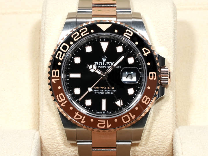 Rolex GMT-Master II Ref. 126711CHNR Stainless Steel/Everose Gold Black Dial