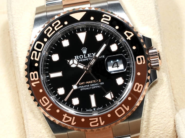 Rolex GMT-Master II Ref. 126711CHNR Stainless Steel/Everose Gold Black Dial