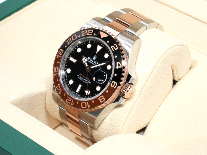 Rolex GMT-Master II Ref. 126711CHNR Stainless Steel/Everose Gold Black Dial