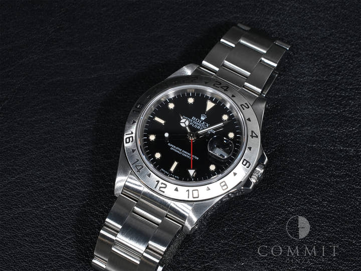 ロレックス エクスプローラーII Ref.16570 ステンレススチール ブラック文字盤