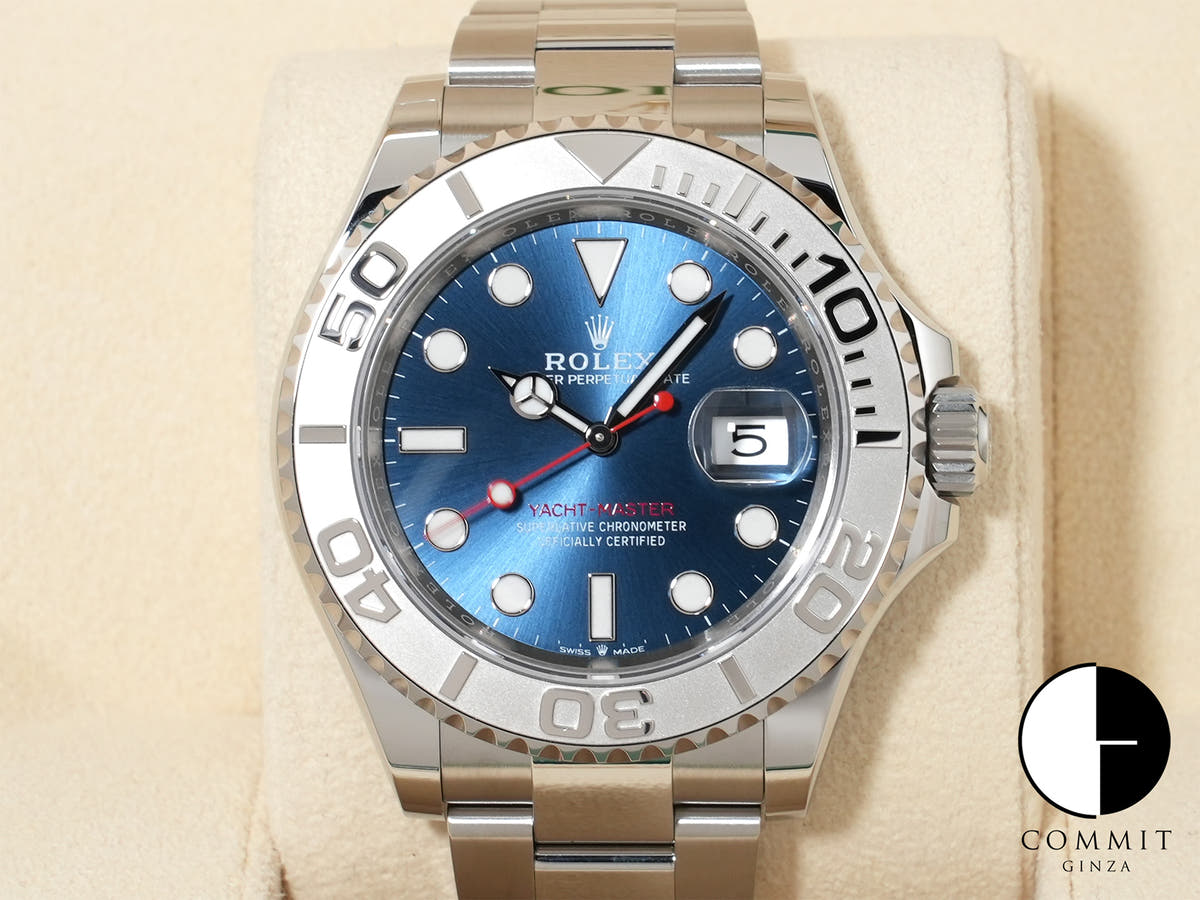 ロレックス ヨットマスター40 Ref.126622 ステンレススチール/プラチナ ブライトブルー文字盤