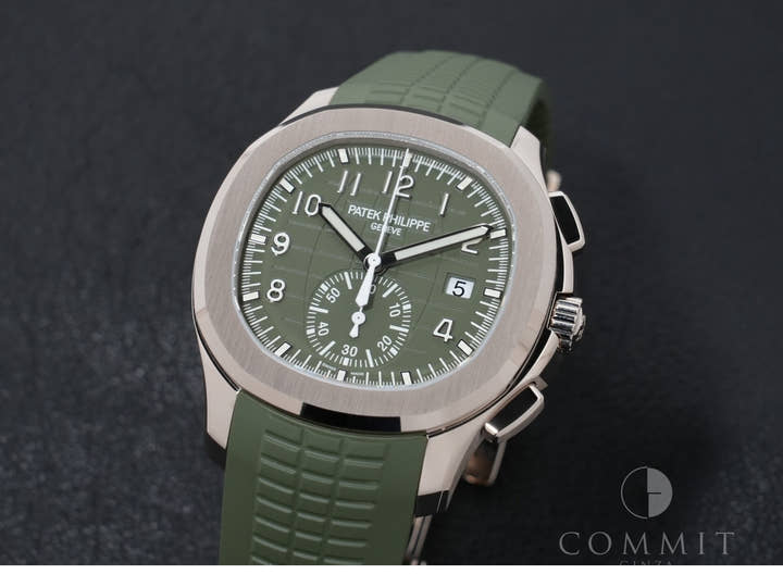 パテックフィリップ アクアノート Ref.5968G-010 ホワイトゴールド カーキグリーン文字盤