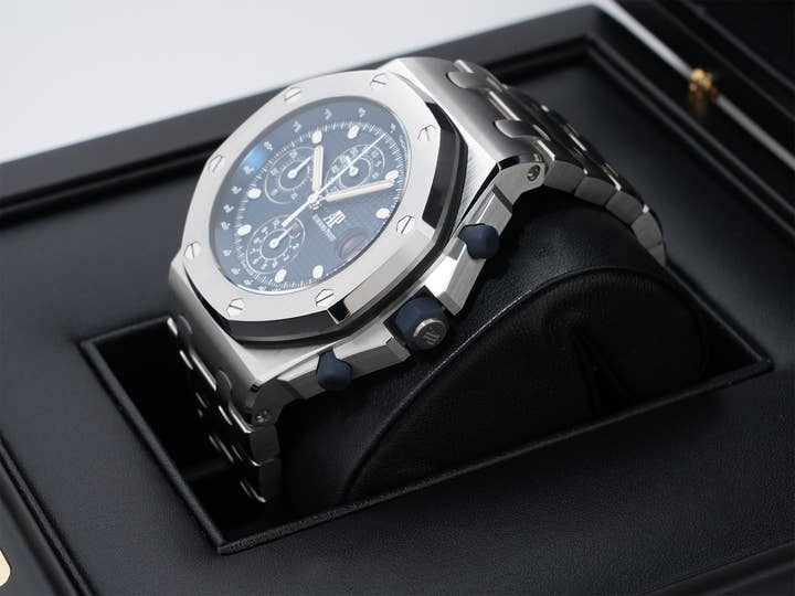 Audemars Piguet Royal Oak Offshore Chronograph Ref. 26237ST.OO.1000ST.01 Stainless Steel Blue Dial