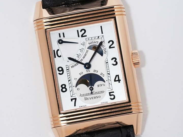 ジャガールクルト レベルソ サンムーン Ref.Q2752420 シルバー文字盤 中古 bv3qpfeh