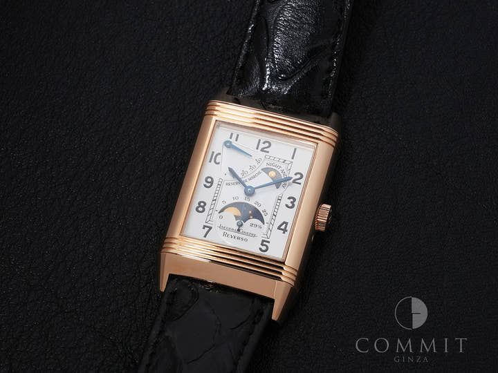 ジャガールクルト レベルソ サンムーン Ref.Q2752420 シルバー文字盤 中古 bv3qpfeh