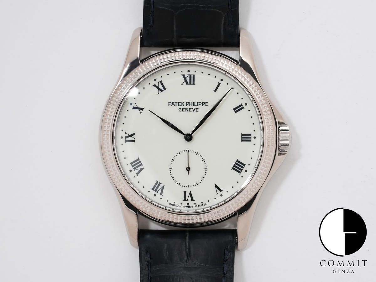パテックフィリップ カラトラバ Ref.5115G-001 ホワイトゴールド エナメル文字盤