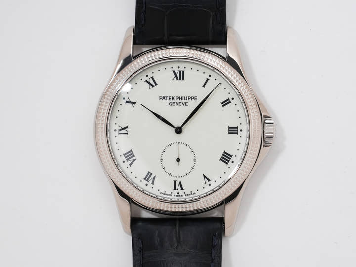 パテックフィリップ カラトラバ Ref.5115G-001 ホワイトゴールド エナメル文字盤