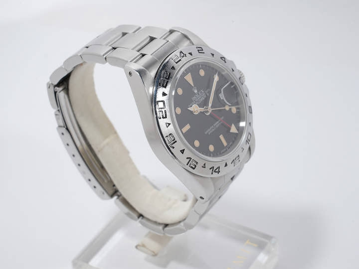 ロレックス エクスプローラーII Ref.16550 ステンレススチール ブラック文字盤