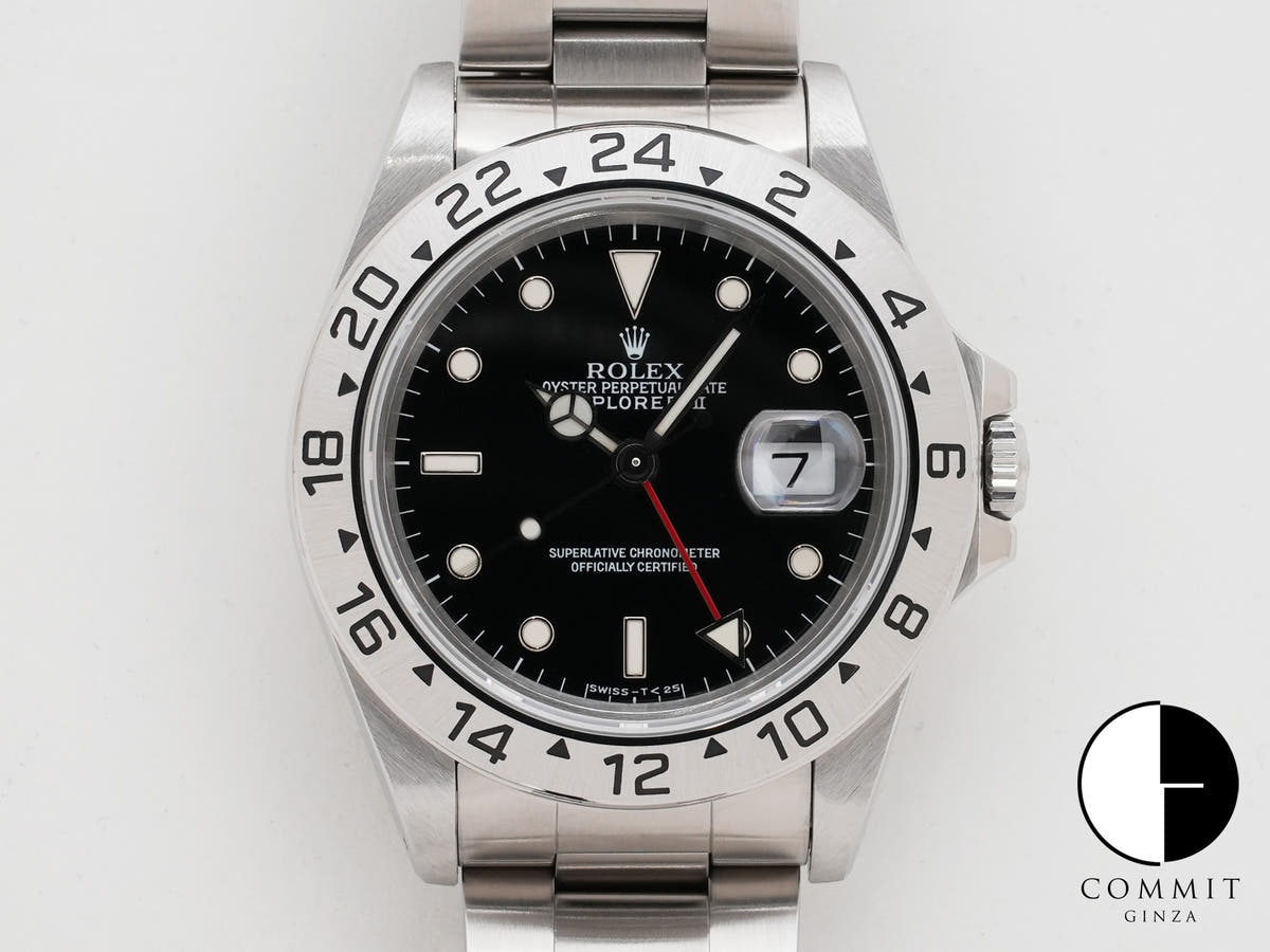 Rolex Explorer II Ref. 16570 Stainless Steel Black Dial