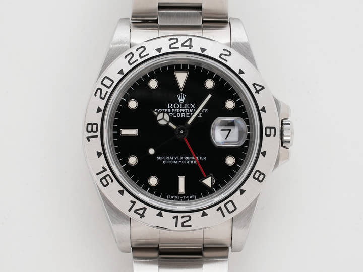 Rolex Explorer II Ref. 16570 Stainless Steel Black Dial