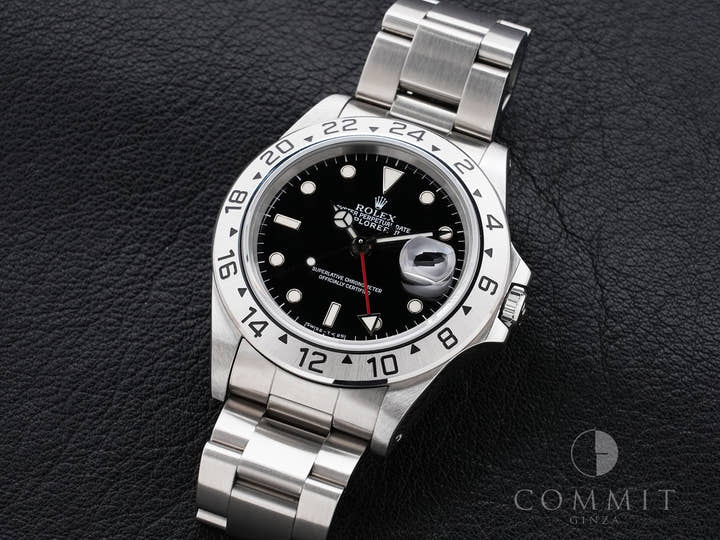 Rolex Explorer II Ref. 16570 Stainless Steel Black Dial