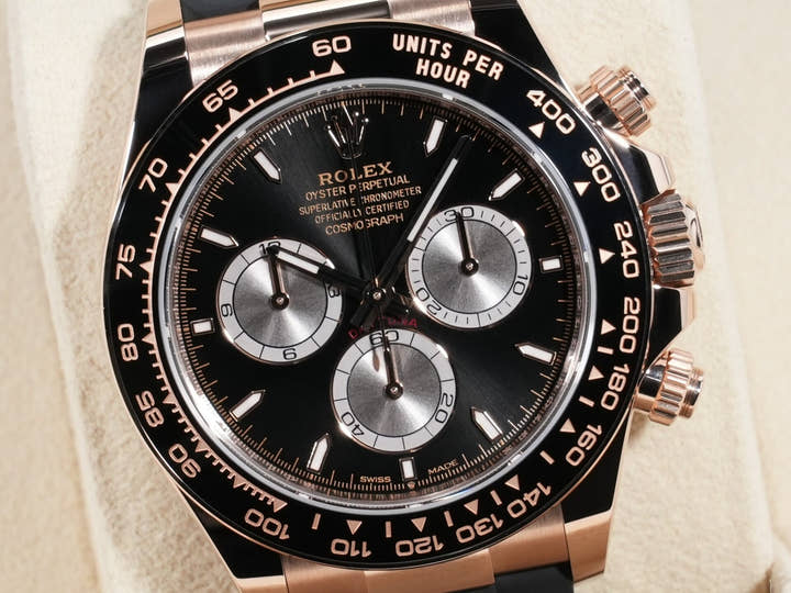 ロレックス デイトナ Ref.126515LN エバーローズゴールド ブライトブラックxサンダスト文字盤