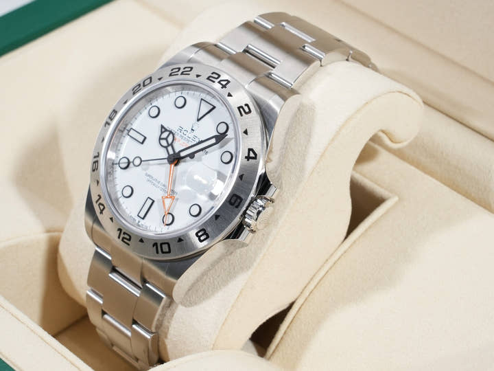 ロレックス エクスプローラーII Ref.226570 ステンレススチール ホワイト文字盤