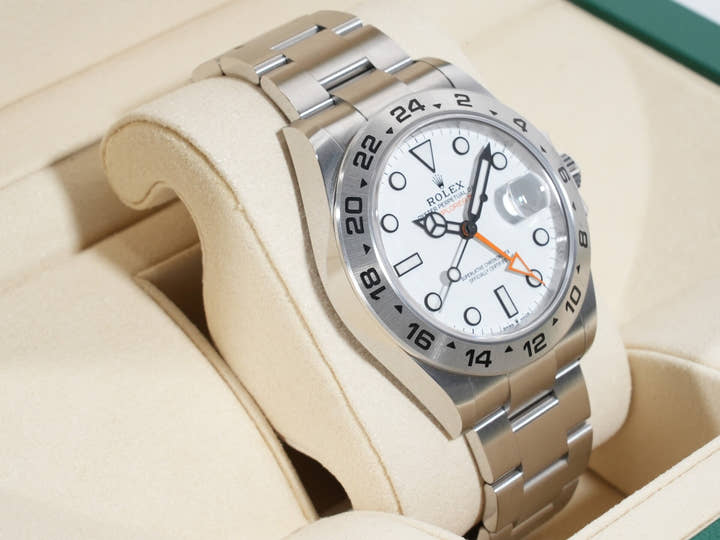 ロレックス エクスプローラーII Ref.226570 ステンレススチール ホワイト文字盤