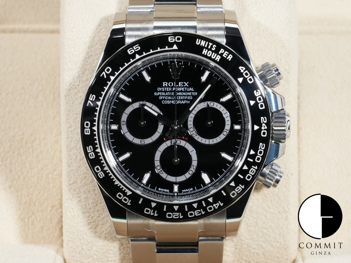 ロレックス デイトナ Ref.126500LN ステンレススチール ブラック文字盤