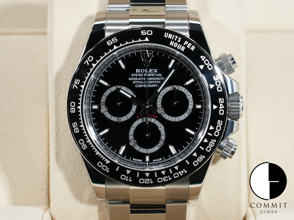 ロレックス デイトナ Ref.126500LN ステンレススチール ブラック文字盤