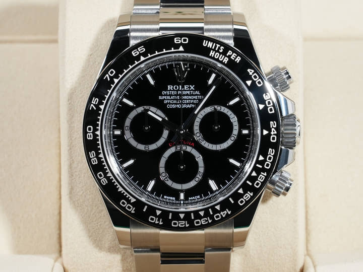 ロレックス デイトナ Ref.126500LN ステンレススチール ブラック文字盤