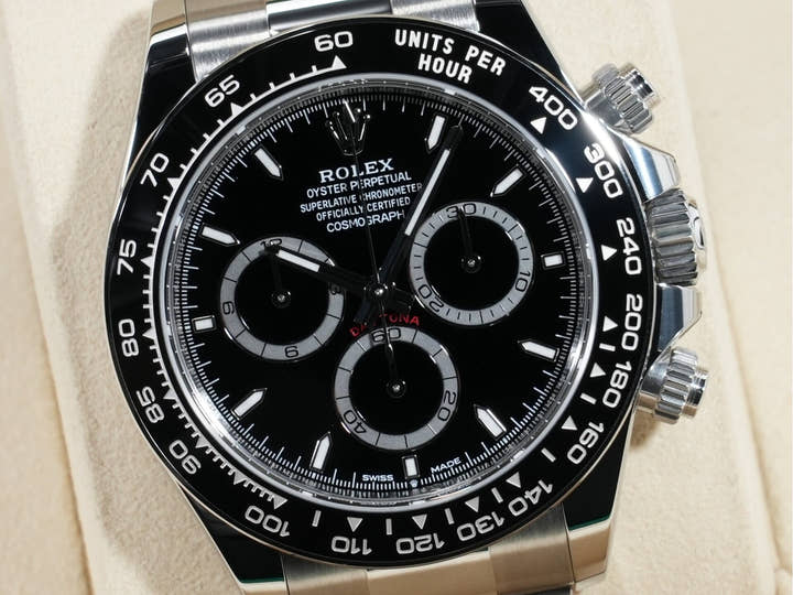 ロレックス デイトナ Ref.126500LN ステンレススチール ブラック文字盤