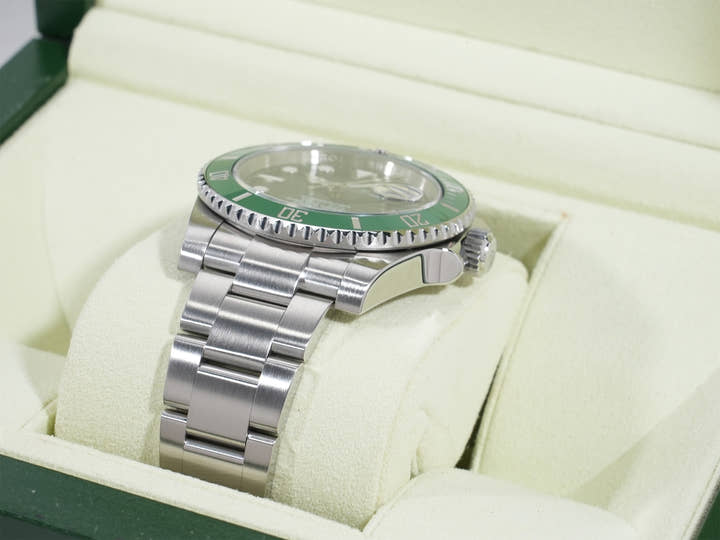 ロレックス サブマリーナー デイト Ref.116610LV ステンレススチール グリーン文字盤